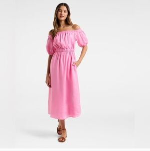 Ever New Pink Linen Dress